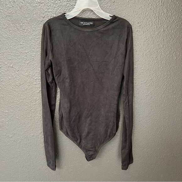 NWOT Revolve x OW Intimates Collection Camila Faux Suede Bodysuit | Size XS - Picture 5 of 11